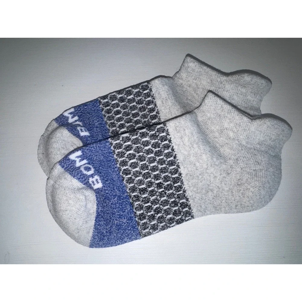 Bombas Womens Ankle Socks Medium 4 Pair Honeycomb Arch Support Multi Color